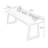 Light chestnut color Rectangular Solid Wood writing desk-118312032-118312012