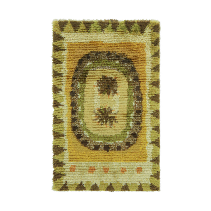 One-of-a-Kind 3’x4’10 Hand Knotted Area Rug