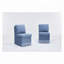 Chaise rembourrée en lin sans accoudoirs-920662613