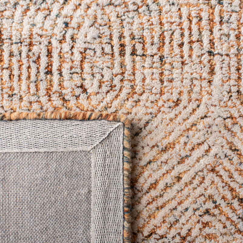 Cole Hand Tufted Wool Ivory Area Rug, Rectangle 91 x 152 cm