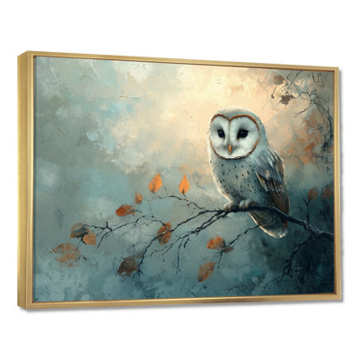 Gentle Owl At Night - owl Wall Art