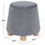 Repose-pieds rond en chenille-978991596