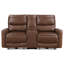 Causeuse inclinable électrique Saddle Brown-360898668