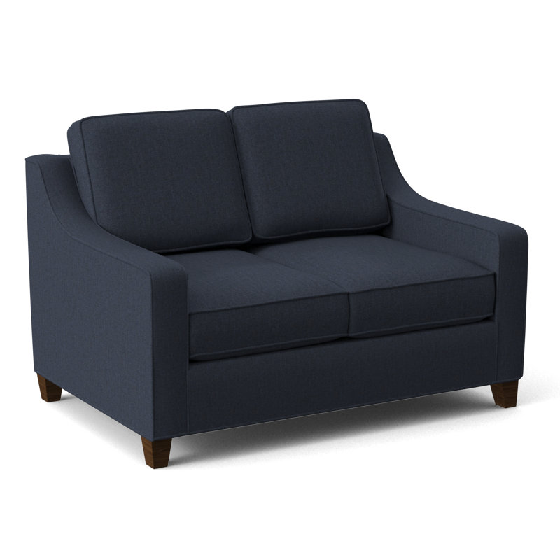 Clark 54" Square Arm Sofa Bed, Montana Walnut, Ridgecrest Midnight