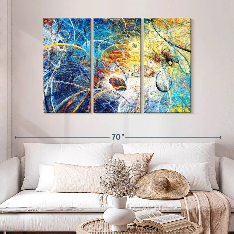 Avery Space Time Warp Abstract, 32" H x 50" W