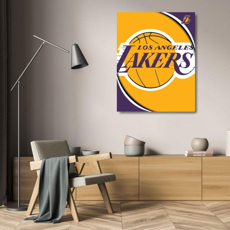 Logo de l'équipe des Lakers de Los Angeles, H 24 po x l 19 po