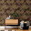 Palm 3.28m x 5.3cm Metallic Finish Wallpaper Roll