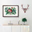 Flowers & Butterfly - Picture Frame Art Print-55728088-55728089