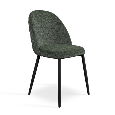 Velvet Upholstered Upholstered Back Side Chair
