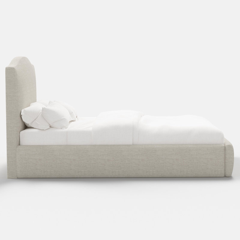 Perigold Upholstered Bed, Full, Gray