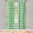 Grunge Curtains, Geometric Oval Shapes Elliptic Vertical Curves Nature Theme Pattern, Window Treatments 2 Panel Set For Living Room Bedroom Decor, Apple Green Turquoise Geometric Semi-Sheer Rod Pocket Curtain Panels-1694735019