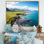 Vue aérienne de la plage en Islande IV - plage et océan, art mural