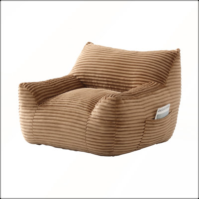 Oversized Comfy Bean Bag Chair for Adults, Perfect for Lounging and Gaming in Living Room or Bedroom