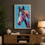 Vibrant Horse Portrait Modern - Wrapped Canvas-417962881-417962935