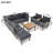 9-Piece Patio Rattan Furniture Set-1463944299