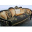 3 Pieces Bellagio Iii Sofa Set Black/gold Fabric