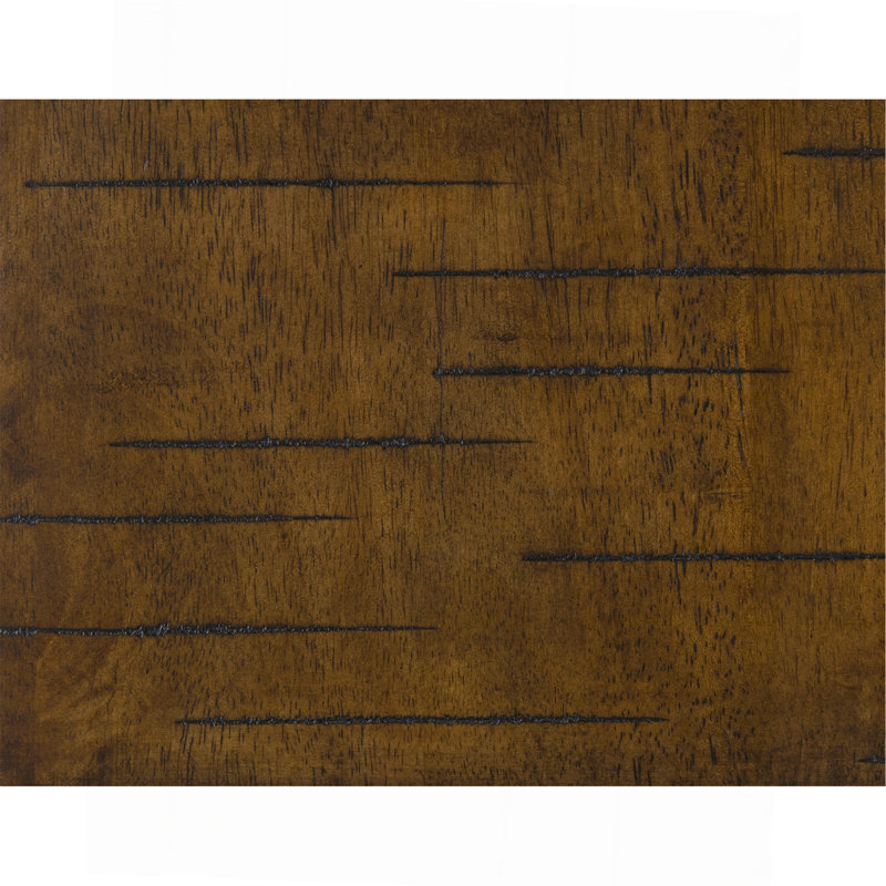 Ensemble de 4 tabourets à hauteur de comptoir, table et tabouret de comptoir transitionnels, meubles en bois d'hévéa noir et brun