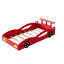Lit plateforme en bois avec roulettes-130618588