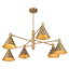 Moderne 6-Light Chandelier