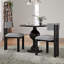Chaise d'appoint rembourrée (ensemble de 2)