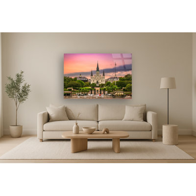 Jackson Square Frameless Tempered Glass Wall Art - 40" x 60"