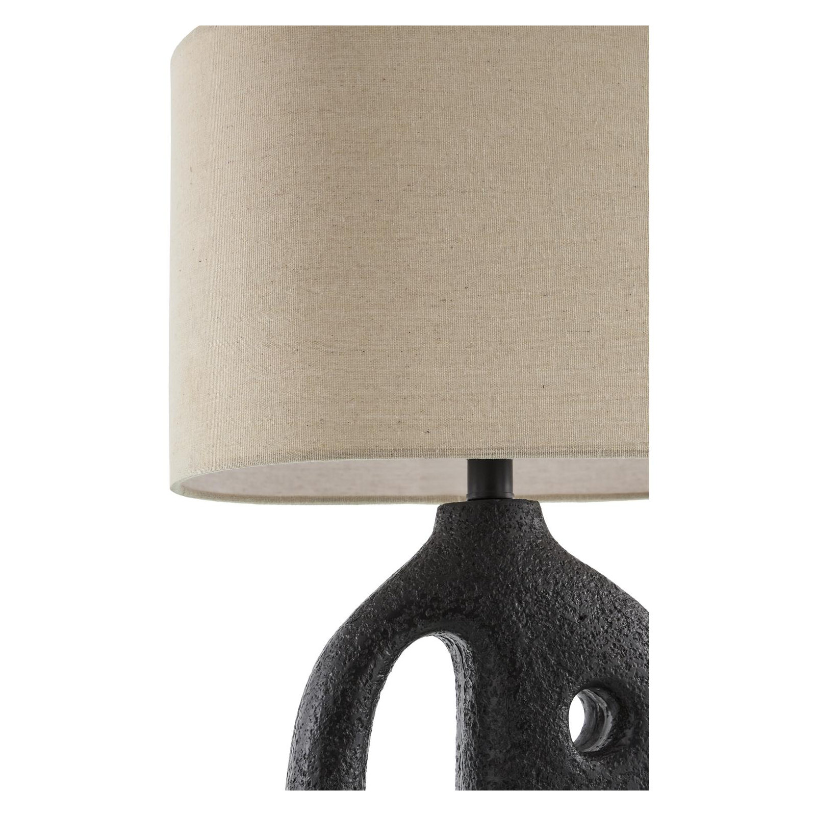 Loistine Accent Table Lamp, Black