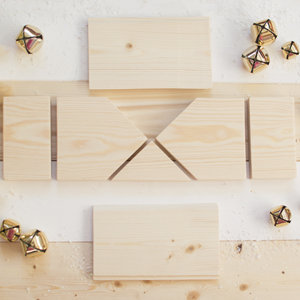 Kids' DIY: Snowy Village Advent Calendar--Draw a plan of how large you'd like your houses to be.