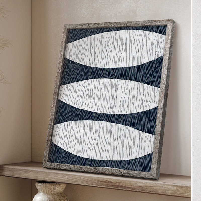 ABSTRACT Series DCCXLVI, reproduction encadrée - bois massif, H 11 po x l 9 po