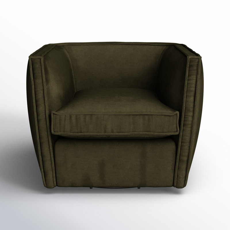 Rashi Swivel Chair-Surrey Olive, Surrey Olive