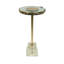 Table d'appoint à motif de feuilles de cristal Surrey