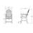 Anette Premium All-Weather Wicker Outdoor Dining Armchair-851936332