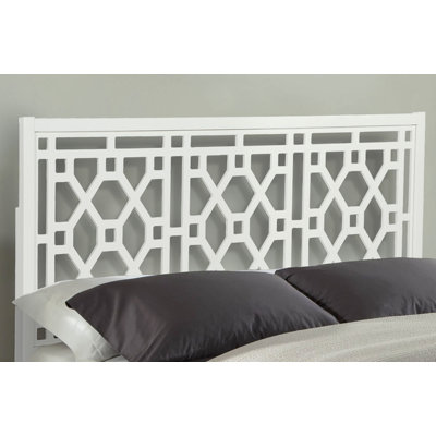 Tabor Chippendale White Headboard - King