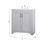 Moore 30'' Single Bathroom Vanity with Engineered Marble Top-111951734