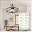 Light Pro In. Ventilateur de plafond intelligent à DEL avec télécommande pour café