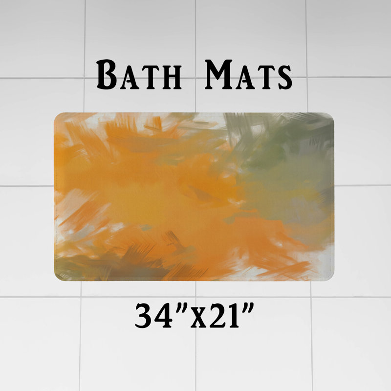 Rideau de douche avec tapis de bain, H 93 po x l 70 po