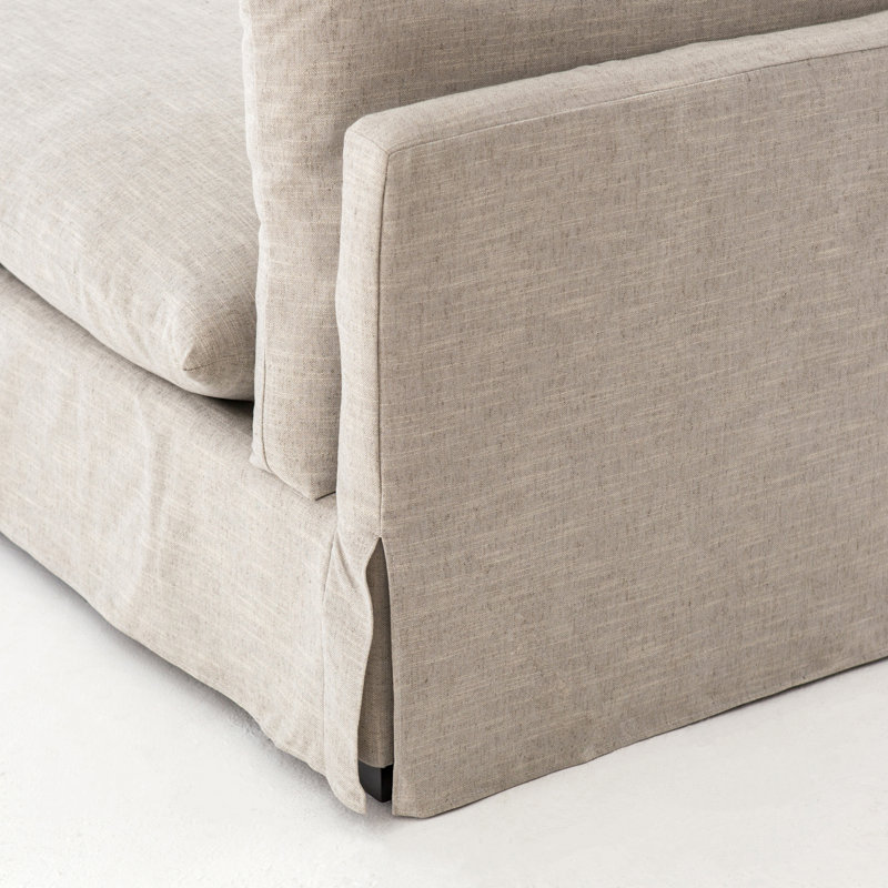 Reggio Two Arm Chaise Lounge, Valley Nimbus Linen Blend