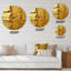 Horloge murale en métal-93382483