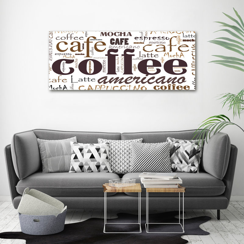 Coffee - No Frame Print on Canvas