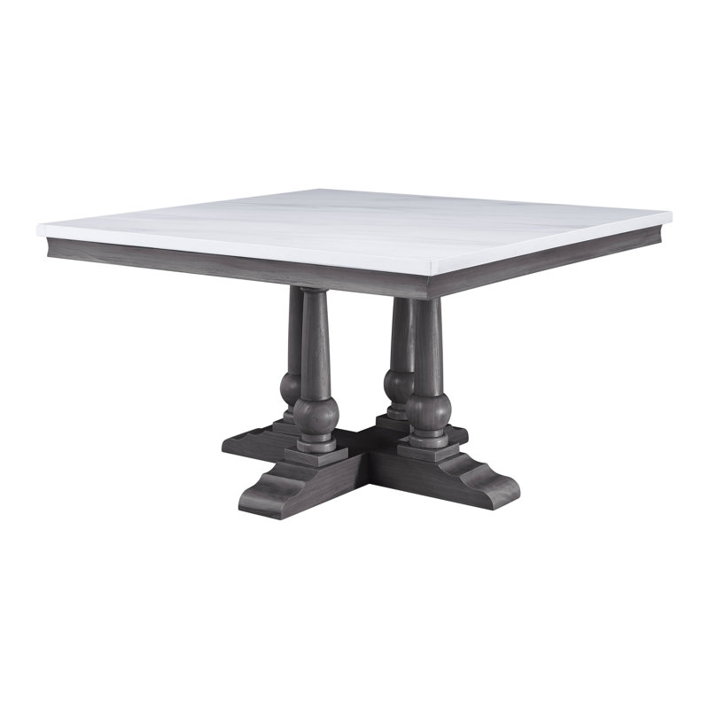 Larone Faux Marble Top Dining Table