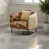 Beige/Cream Yellow Linen Blend/Faux Leather is out of stock