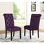 7 repas: table en épingle à cheveux avec 6 chaises en bois, plateau rustique en pin foncé, configuration de ton principal brun, siège rectangulaire en métal et coussins Home Choice