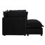 Fauteuil confortable avec revêtement en chenille mobile, moelleux, sièges spacieux et courbure élégante pour la chambre à coucher, siège moderne de 39,8 po de largeur, coussins épais rembourrés-1422498376