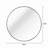 20" Metal Round Bathroom Mirror-378671957