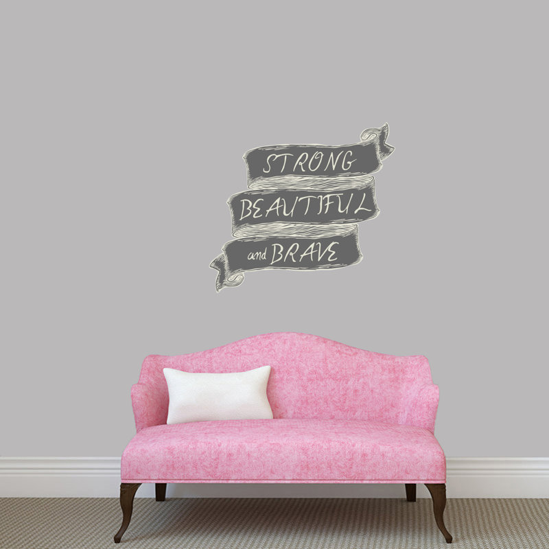 Text & Numbers Wall Decal, 22" H x 24" W