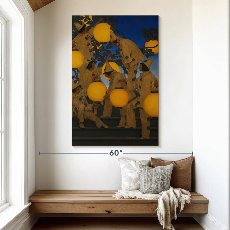 Leisha The Lantern Bearers, 51" H x 34" W