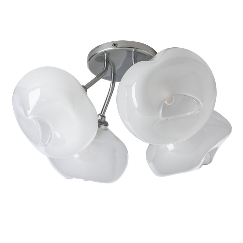 Plafonnier semi-encastré 4 lumières Ume, Sterling