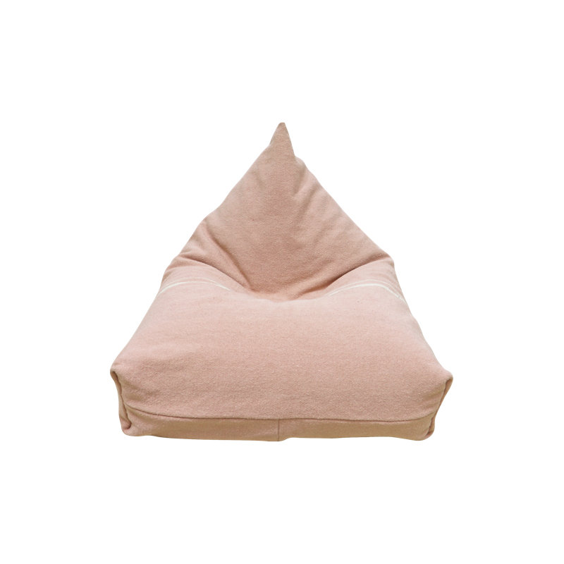 Fauteuil à billes exclusif en ligne, Mélange de coton rose