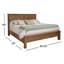 Lit plateforme en bois massif Quinn-98303347