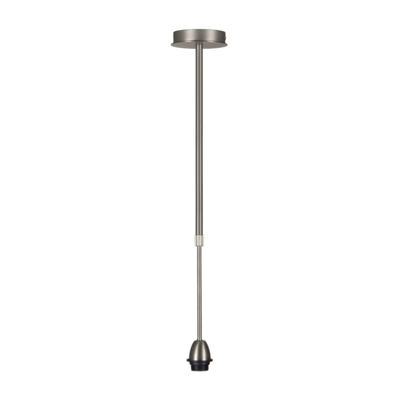 Renteria 1 - Light Bulb Pendant, Nickel Satin