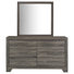 Commode 6 tiroirs et miroir Deimianas